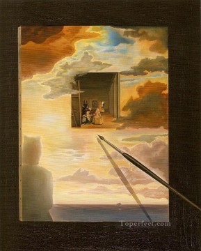 抽象的かつ装飾的 Painting - ラス・メニーナス 待ちのメイドたち シュルレアリスム